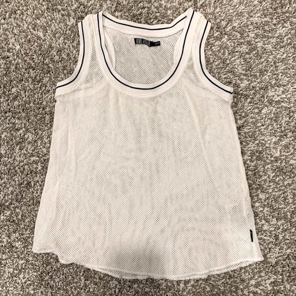💛4/$20 | NWOT REBEL ROUGE Women's Mesh Tank Too